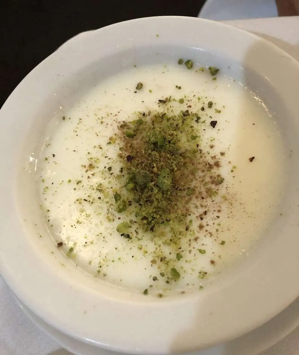 Firnee at Kabul Afghan Cuisine