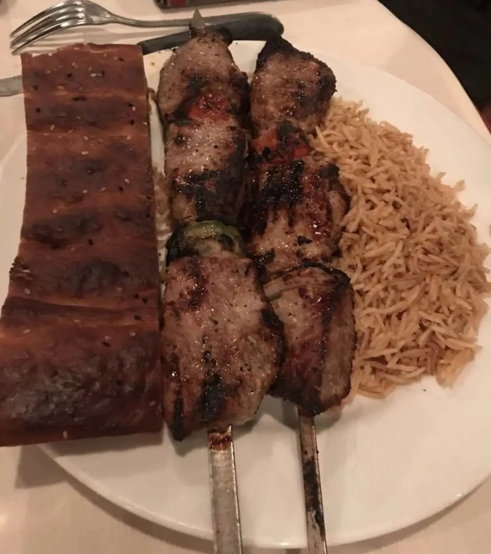 Kabab-e-Gousfand at Kabul Afghan Cuisine
