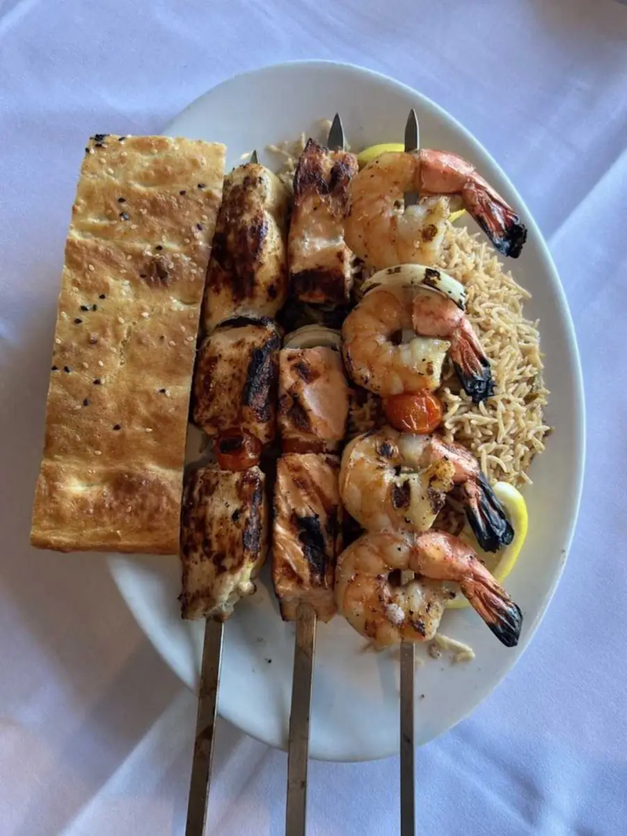 Kabul's Combination Kabab at Kabul Afghan Cuisine