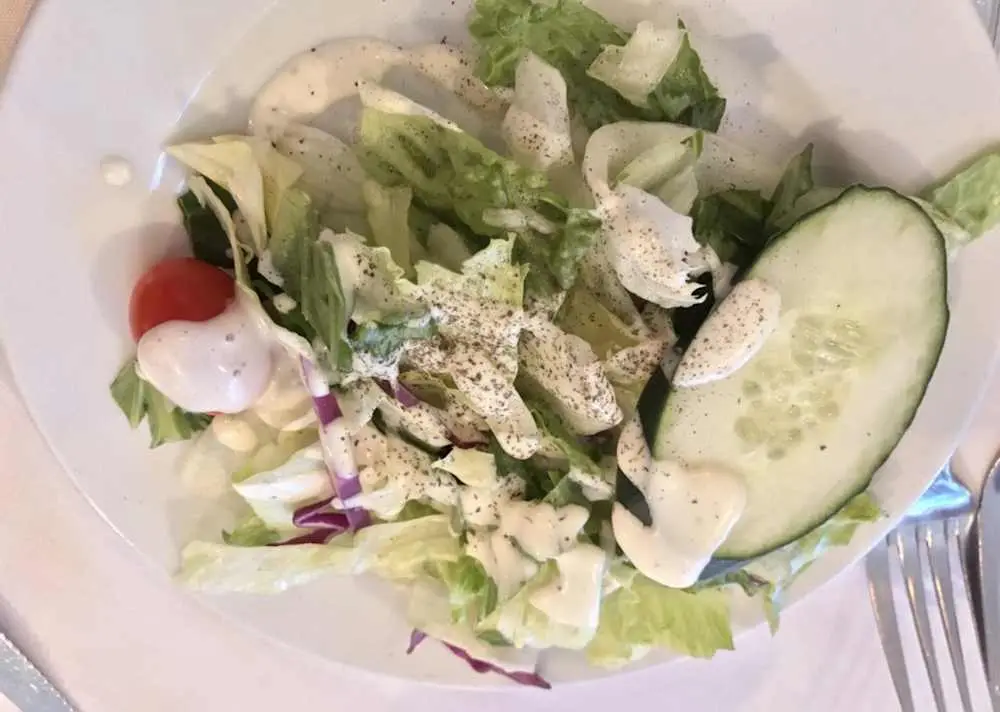 Salad at Kabul Afghan Cuisine