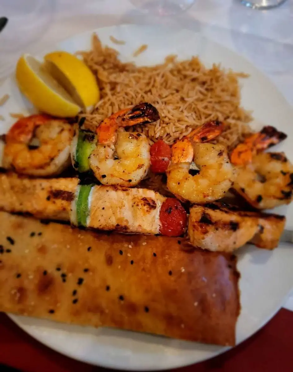 seafood combo at Kabul Afghan Cuisine