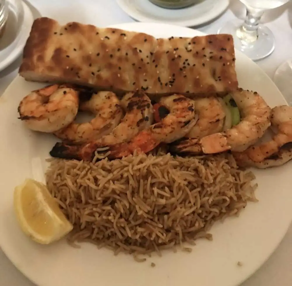 Shrimp Kabab at Kabul Afghan Cuisine