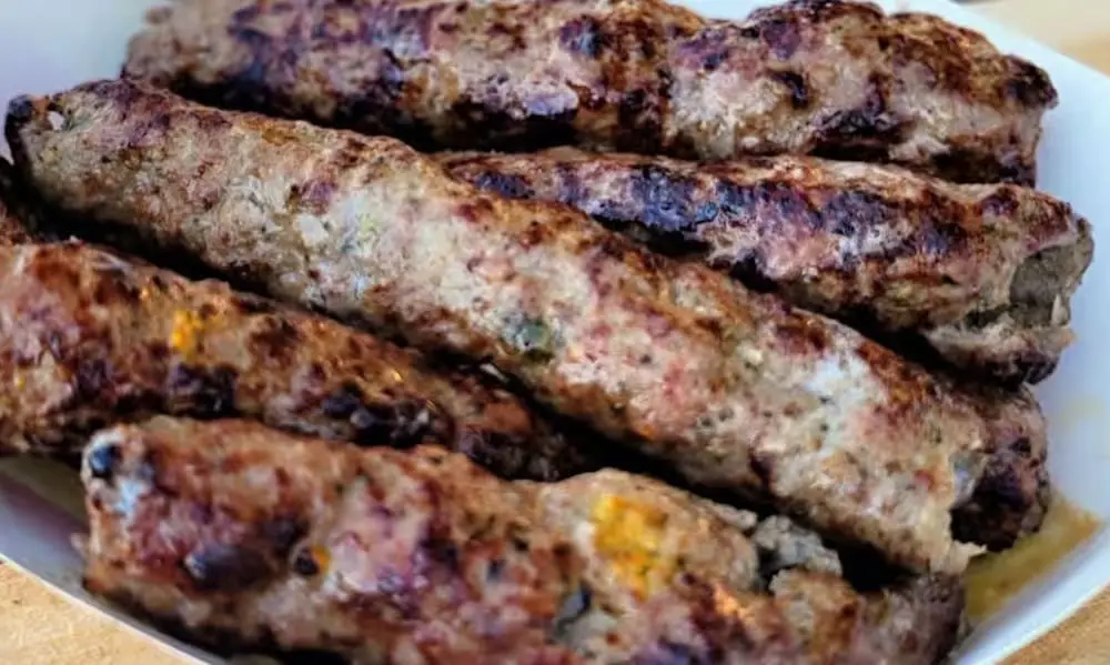Mutton Seekh Kabab at Keeku da Dhaba