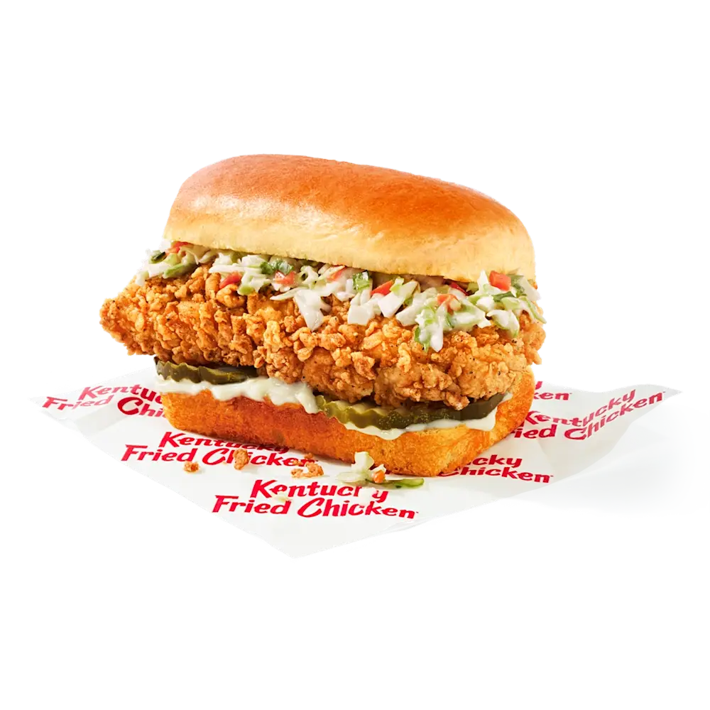 KFC Snacker w/ Slaw at KFC