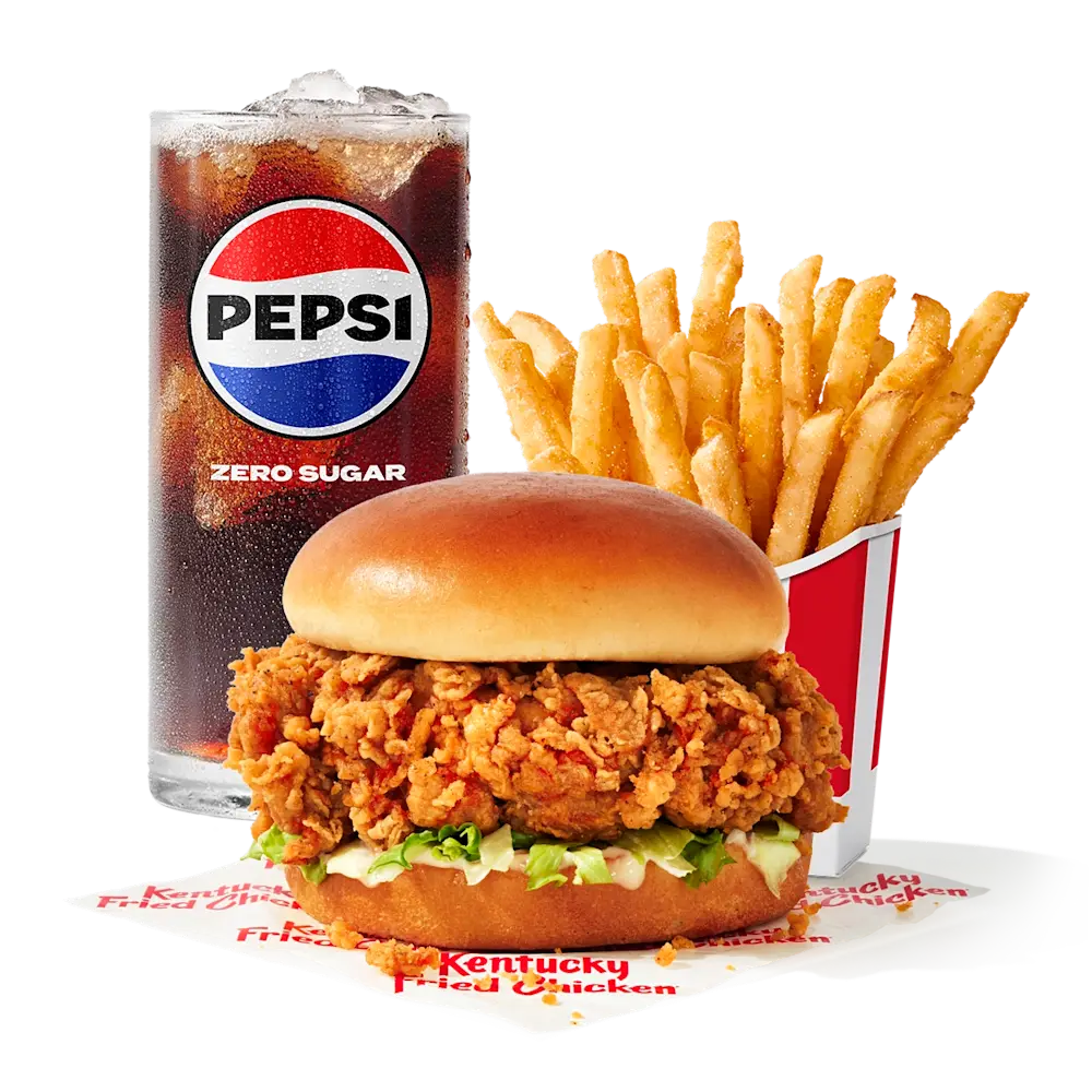 Zinger Sandwich Combo at KFC