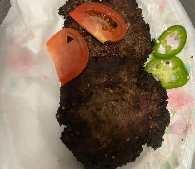 Chapli Kabab at Khan Karahi Kabob