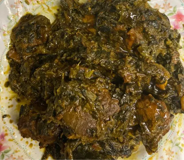 Palak Gosht at Khan Karahi Kabob