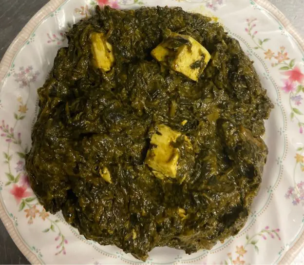 Saag Paneer at Khan Karahi Kabob