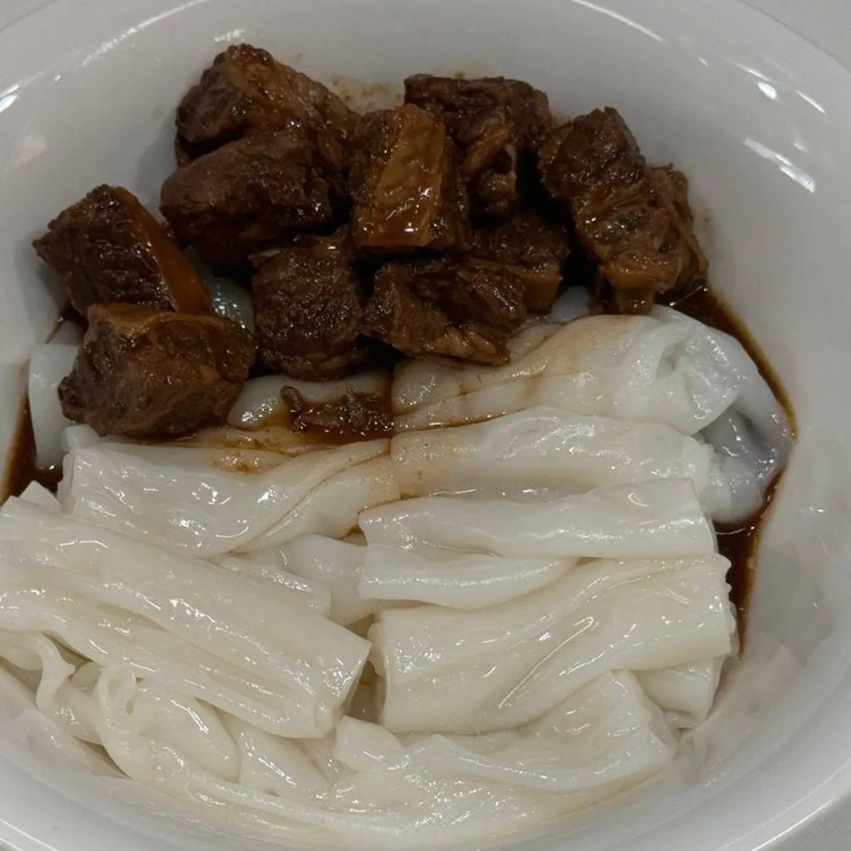 Beef Brisket Noodle Roll-牛腩肠粉 at Kung Fu Dim Sum