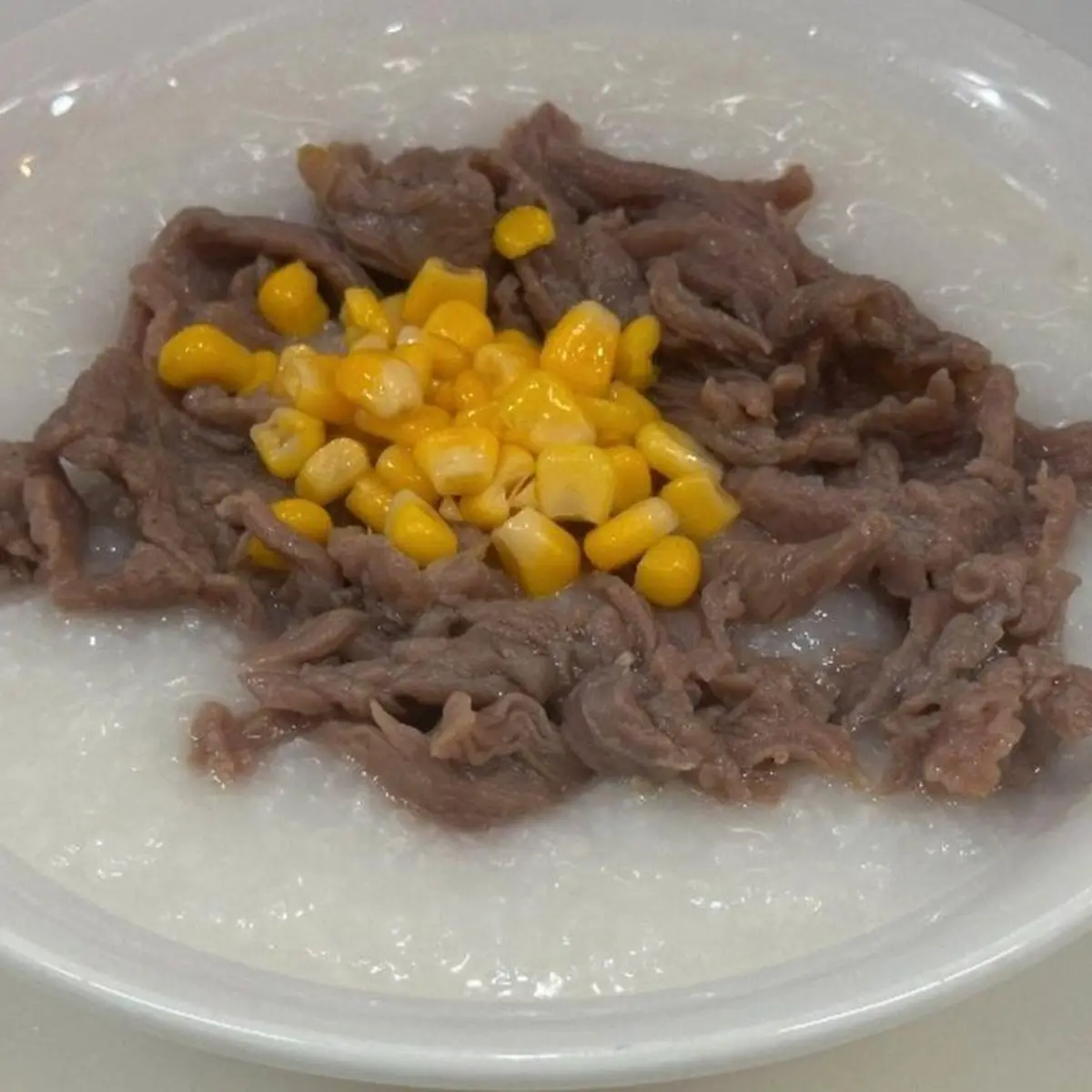 Beef Congee-牛肉粥 at Kung Fu Dim Sum