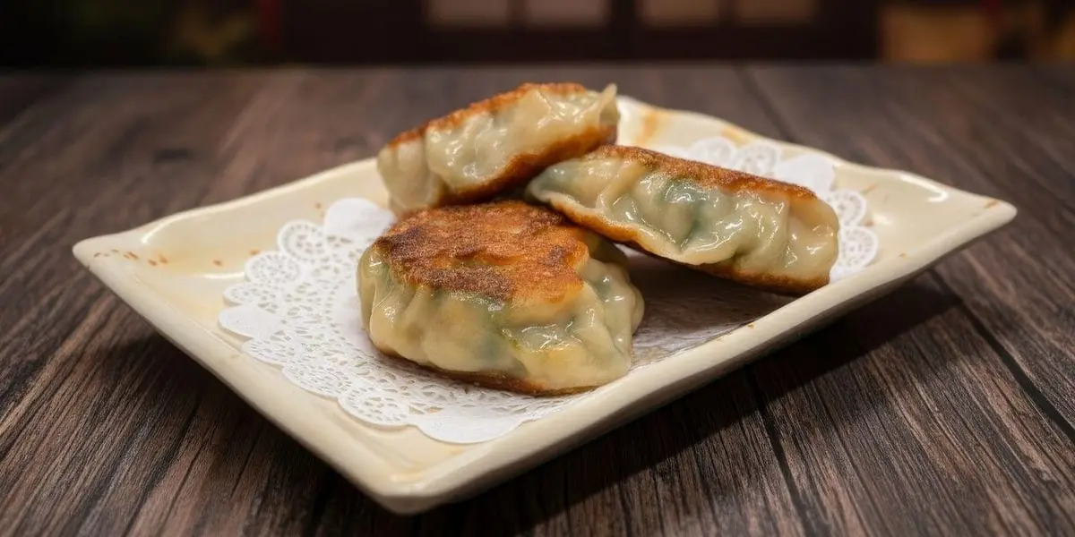 Chives & Shrimp Pan-Fried Dumplings-韭菜鲜虾煎饺 at Kung Fu Dim Sum