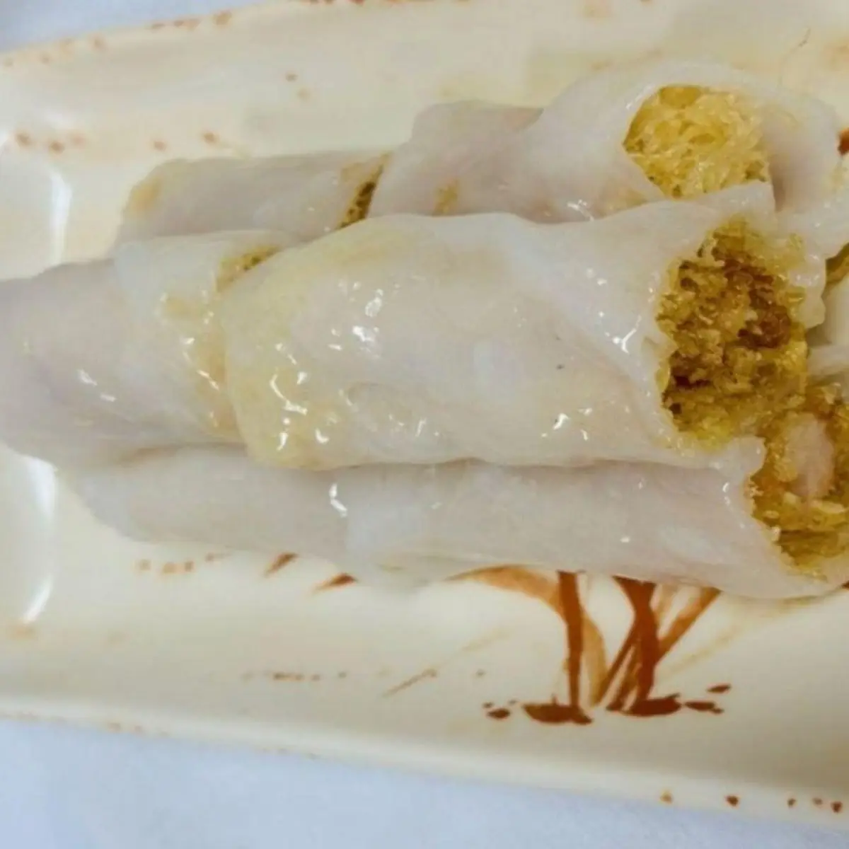 Golden Sand Seafood Noodle Roll-金沙海鲜肠粉 at Kung Fu Dim Sum