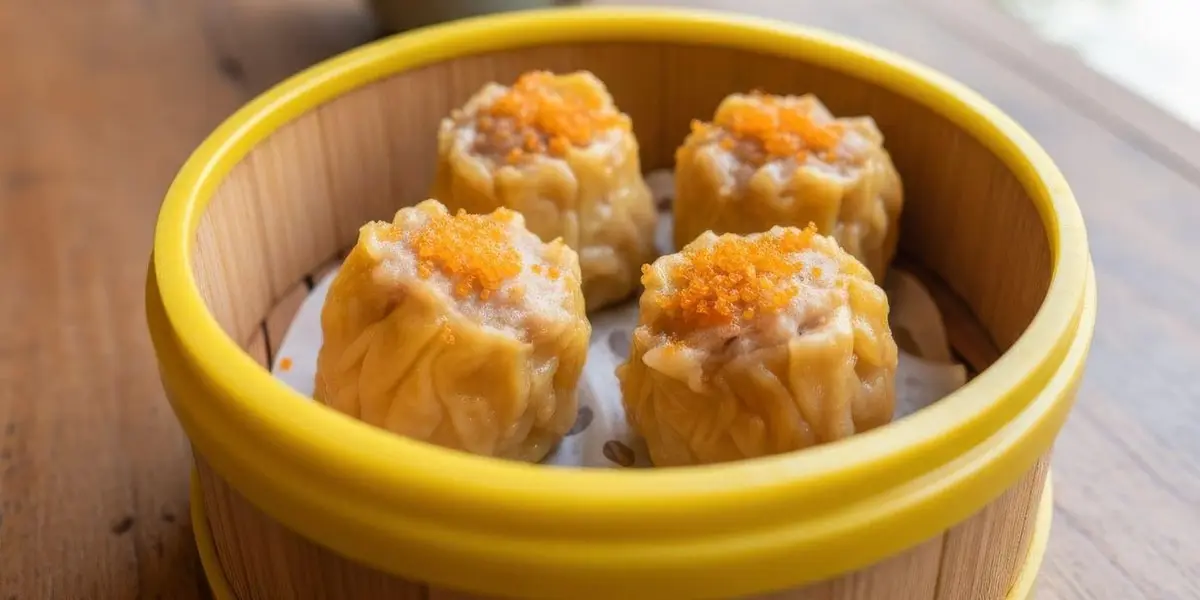 Mushroom Pork & Shrimp Siu Mai-香菇猪肉虾烧卖 at Kung Fu Dim Sum