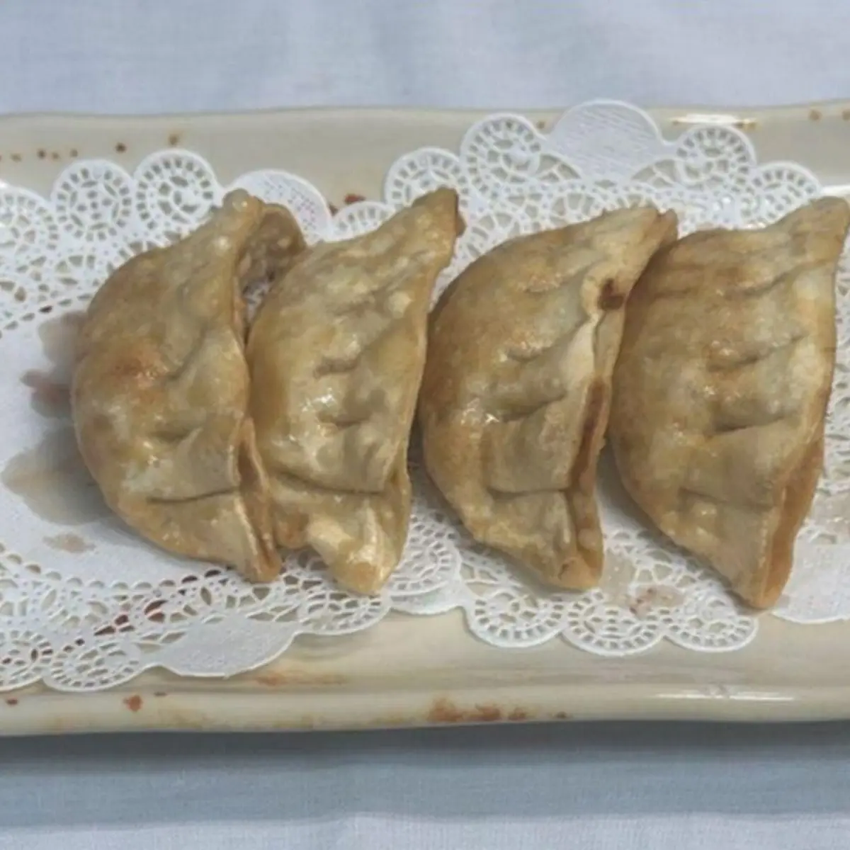 Pan-Fried Chicken Dumplings-鸡肉锅贴 at Kung Fu Dim Sum