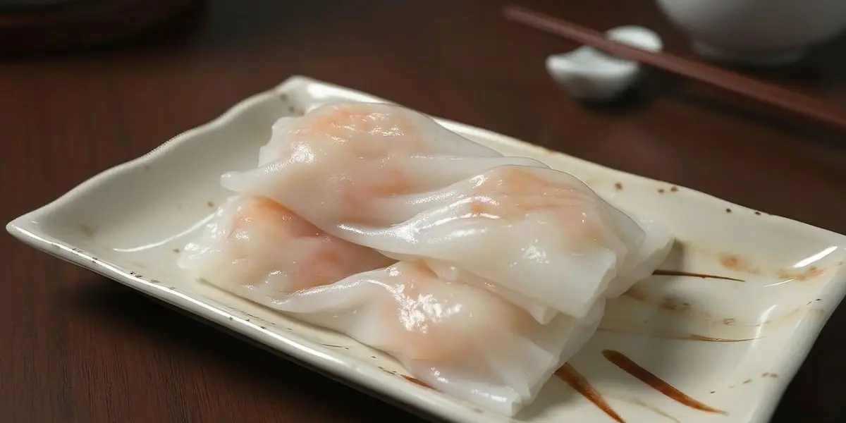 Shrimp Noodle Roll-鲜虾肠粉 at Kung Fu Dim Sum