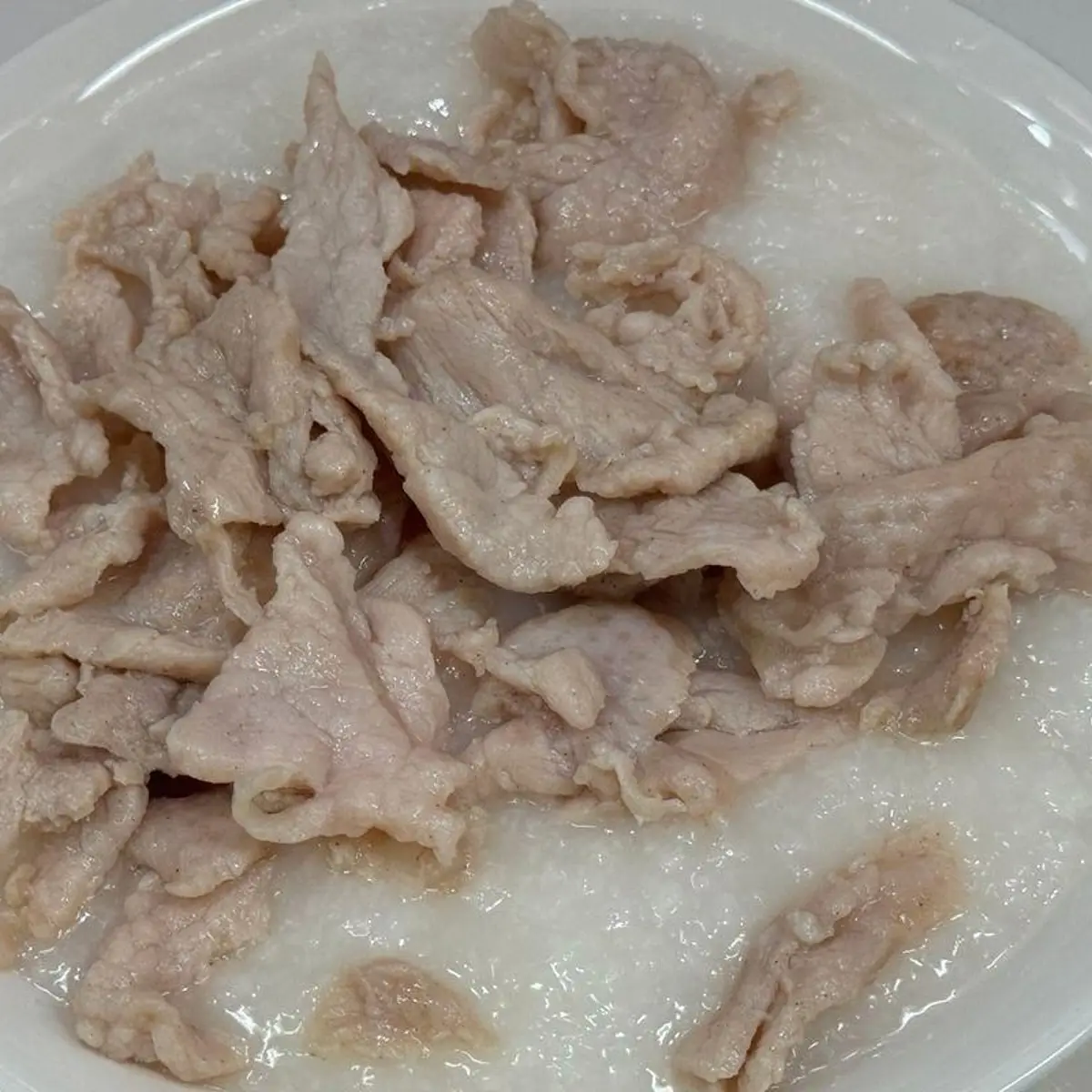 Sliced Pork Congee-肉片粥 at Kung Fu Dim Sum