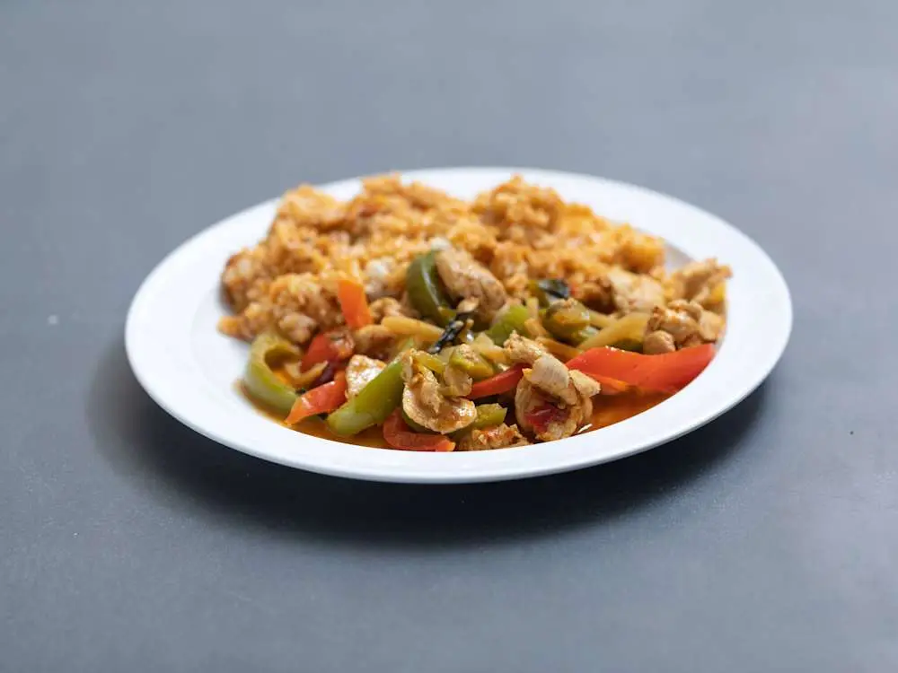 Red Curry Plate at Line Thai