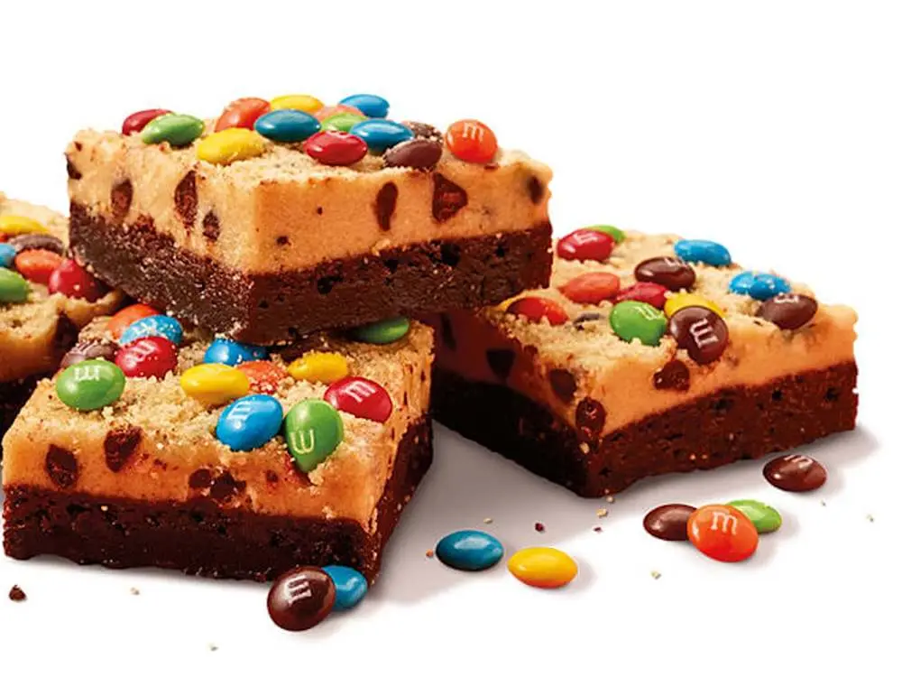 Cookie Dough Brownie made with M&M’S® MINIS Chocol at Little Caesars Pizza