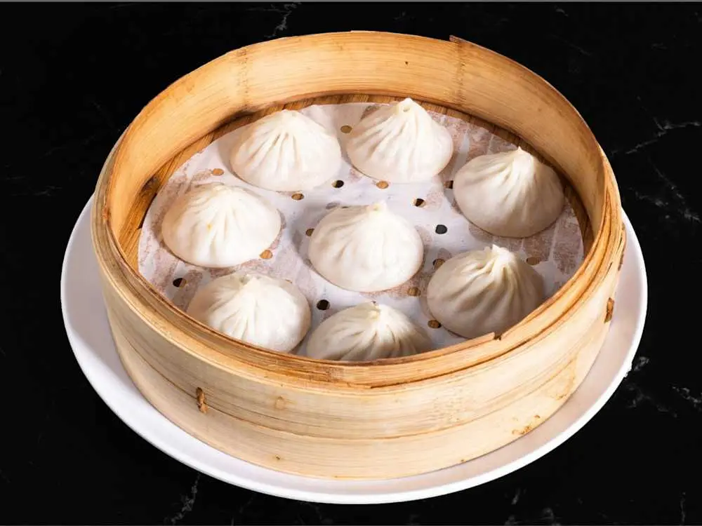 Pork Soup Dumpling(8) at M Dumpling