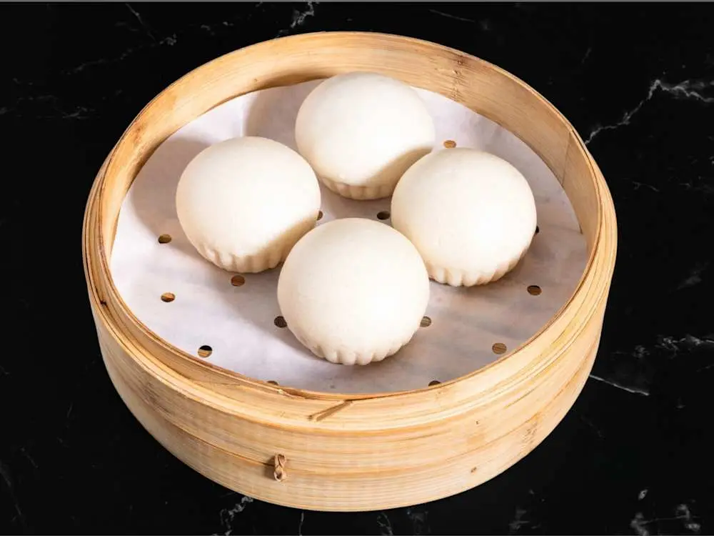 Salted Egg Custard Buns(4) at M Dumpling