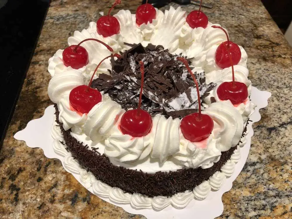 Black Forest Cake at Mary's Bakery