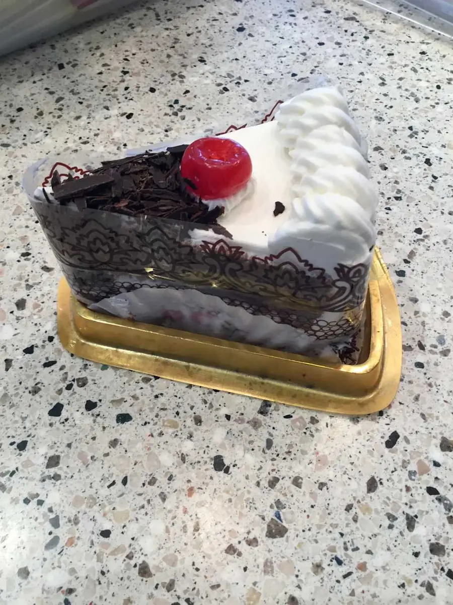 Black Forest Cake Slice at Mary's Bakery