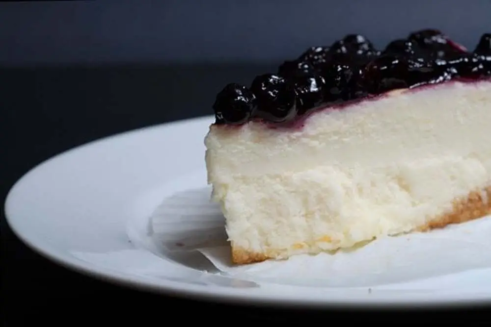 Blueberry Cheese Cake Slice at Mary's Bakery