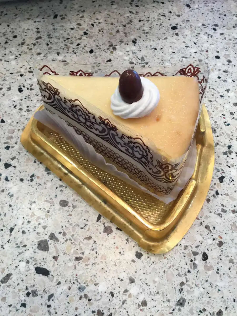 Cheese Cake Slice at Mary's Bakery