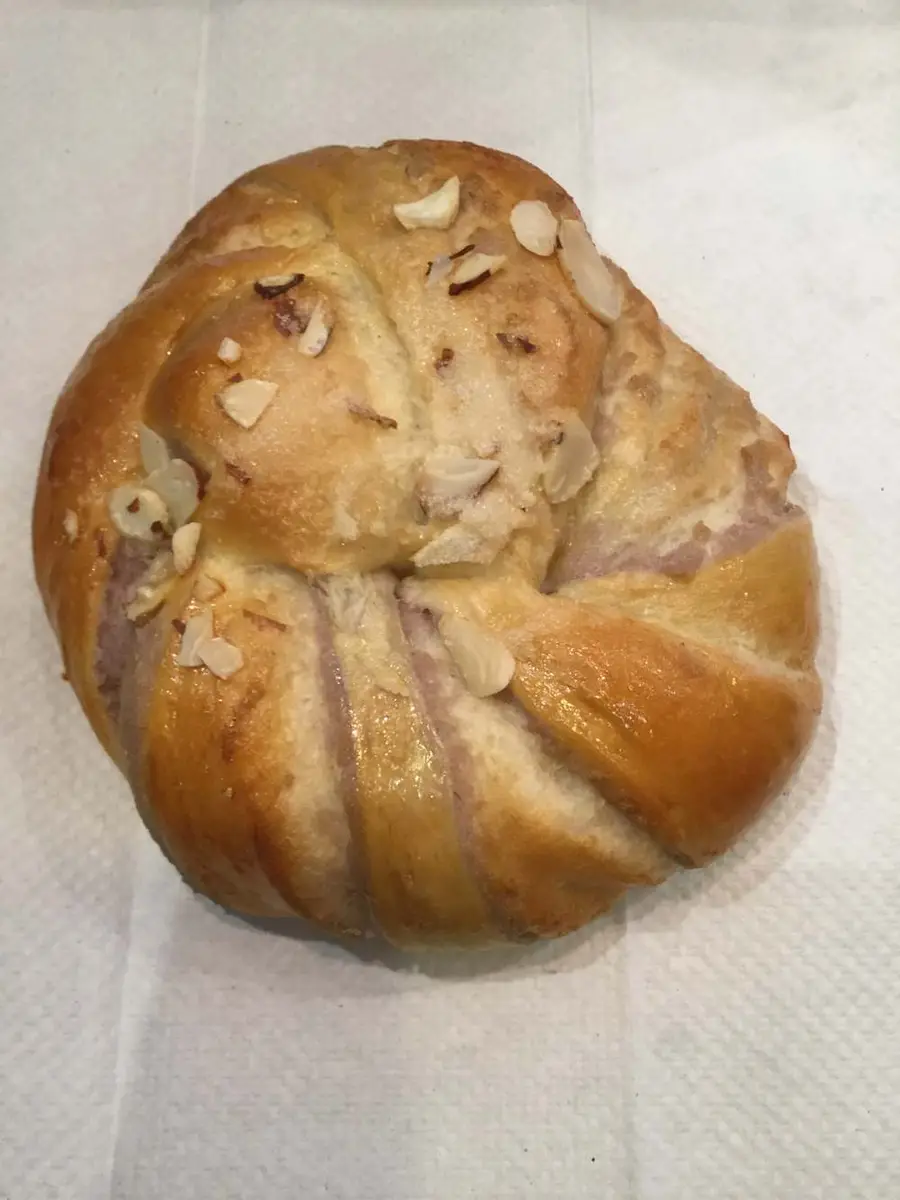 Taro Bun at Mary's Bakery