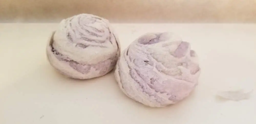Taro Square Cookies at Mary's Bakery