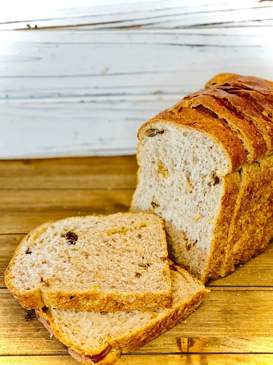 Whole Wheat Walnut Raisin Toast at Mary's Bakery