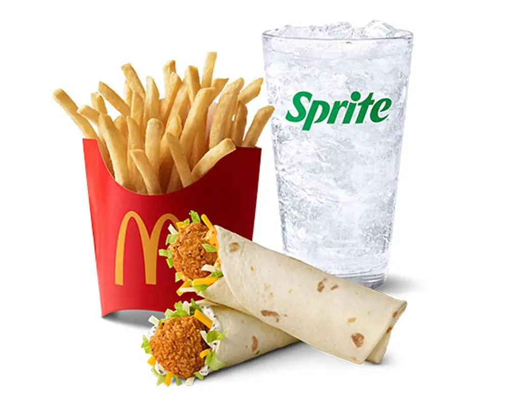2 Mix & Match Snack Wrap® Meal at McDonald's