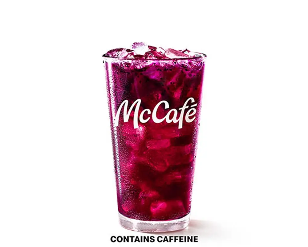 Blackberry Passion Fruit Refresher at McDonald's