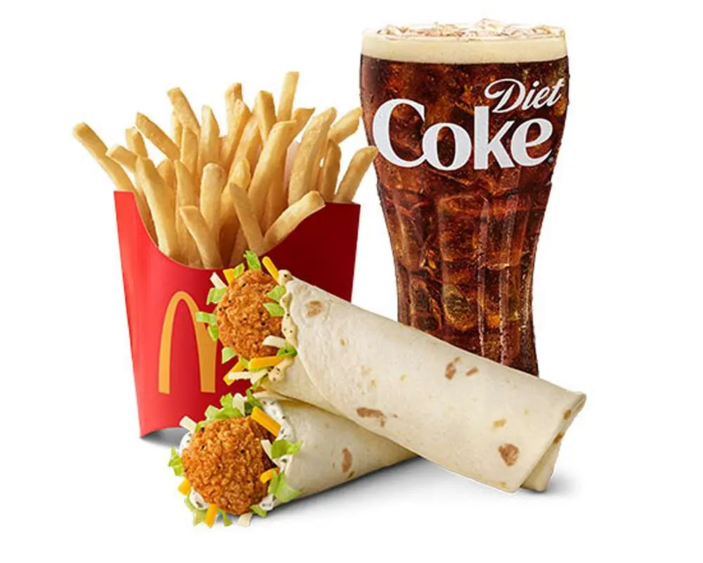 Caesar Snack Wrap® and Ranch Snack Wrap® Meal​ at McDonald's