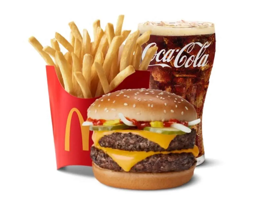 Double Quarter Pounder® with Cheese Meal at McDonald's