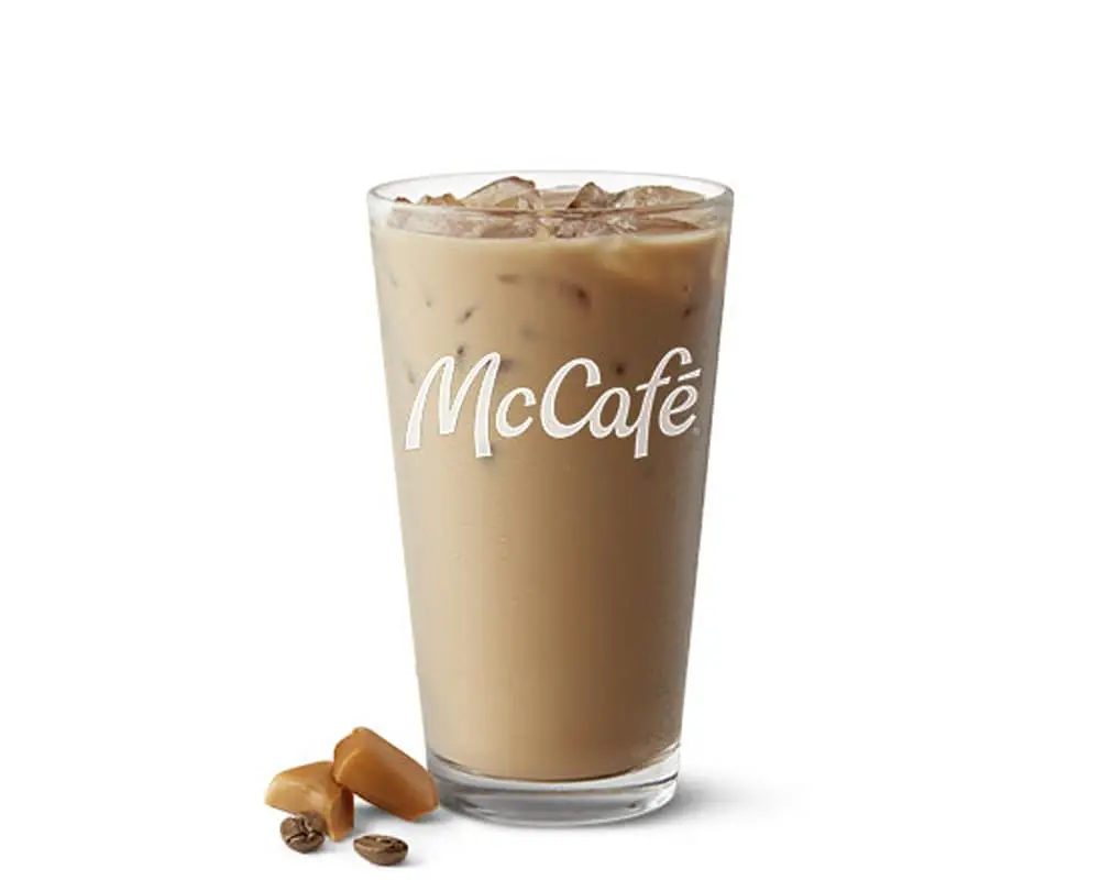 Iced Caramel Coffee at McDonald's