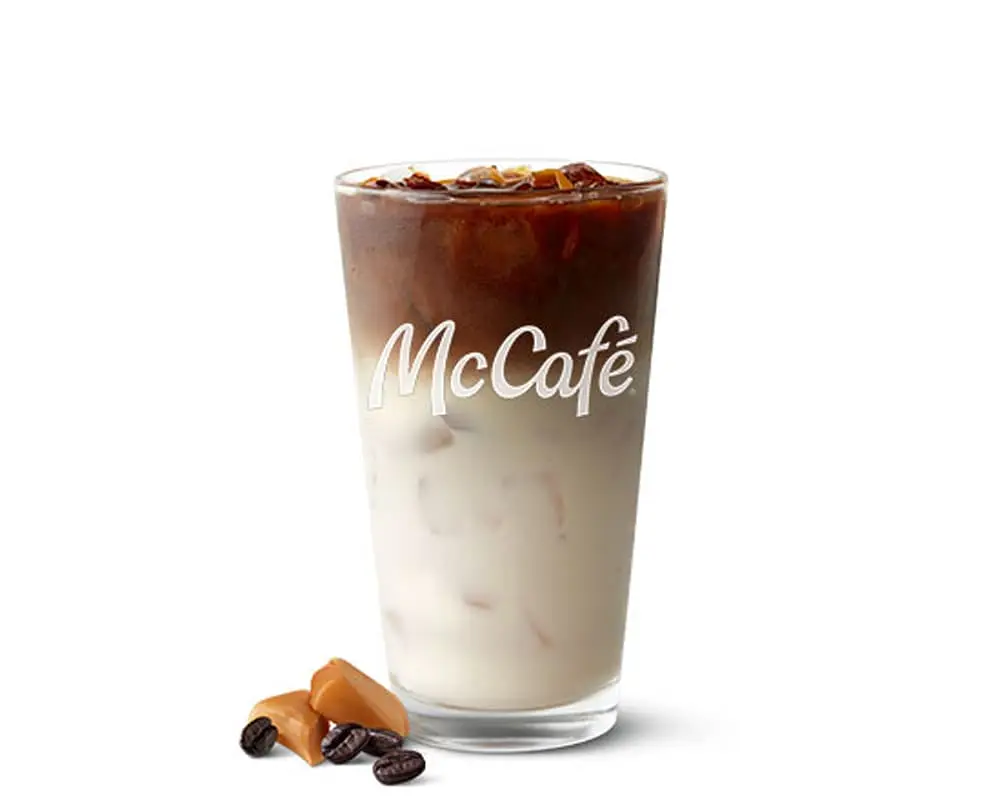 Iced Caramel Macchiato at McDonald's