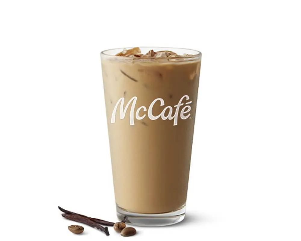 Iced Vanilla Coffee at McDonald's