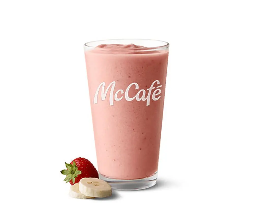Strawberry Banana Smoothie at McDonald's
