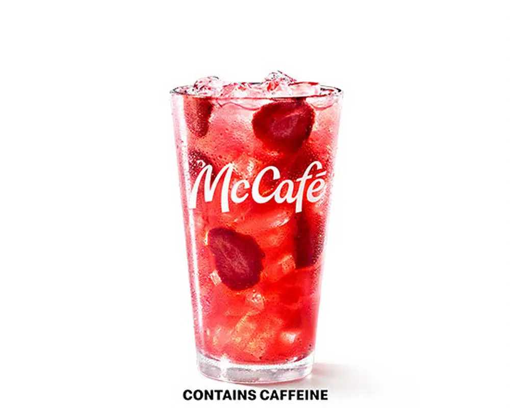 Strawberry Watermelon Refresher at McDonald's