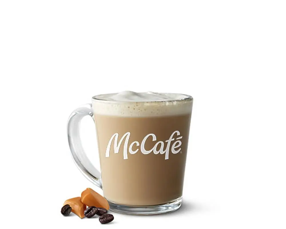 Caramel Latte at McDonald's