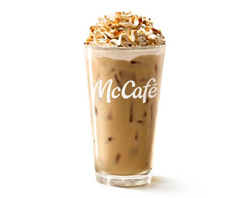 Iced Caramel Apple Pie Latte at McDonald's