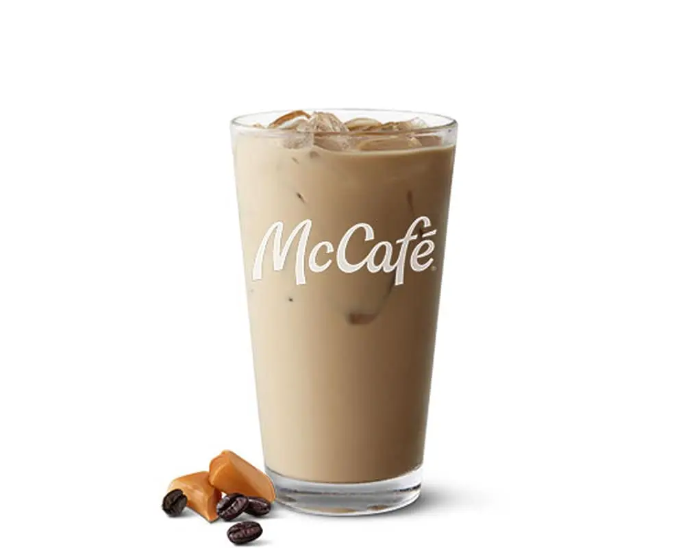 Iced Caramel Latte at McDonald's