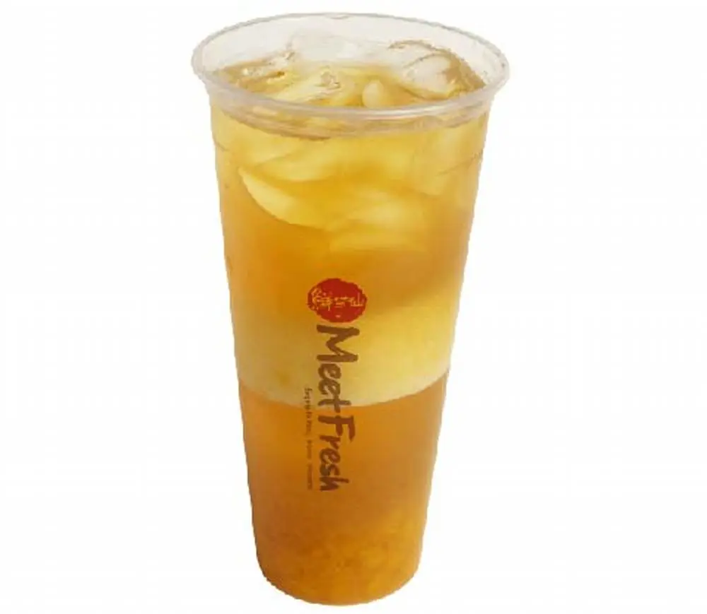 Almond Pudding Pineapple Green Tea at Meet Fresh | Fremont