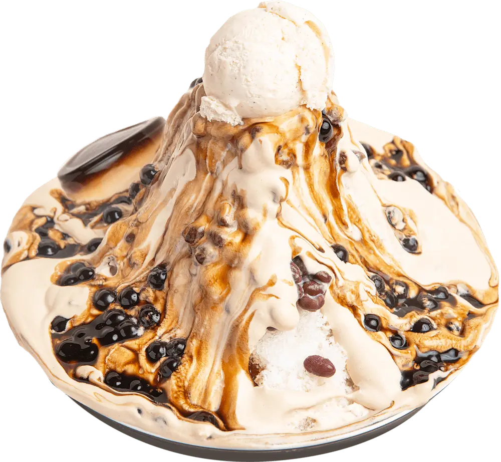 Black Sugar Boba Milky Shaved Ice at Meet Fresh | Fremont