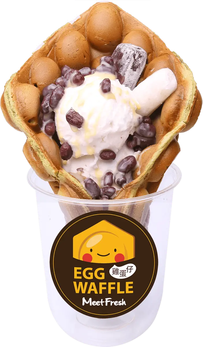 Matcha Deluxe Egg Waffle at Meet Fresh | Fremont
