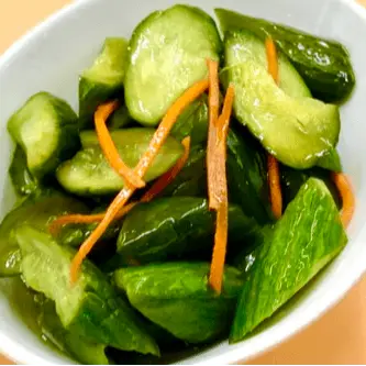 A03. Cucumber Salad 凉拌黄瓜 at Milk & Honey Cafe