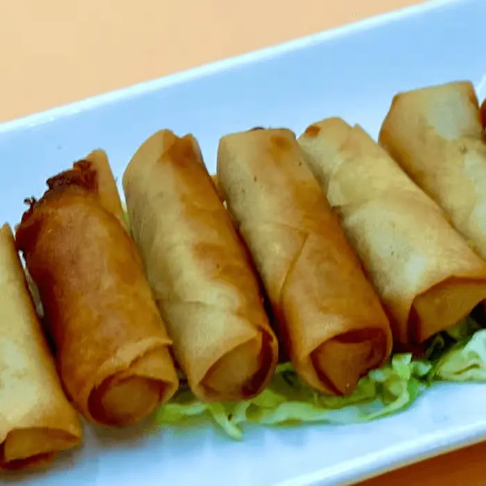 A04. Fried Eggrolls 炸春卷 at Milk & Honey Cafe