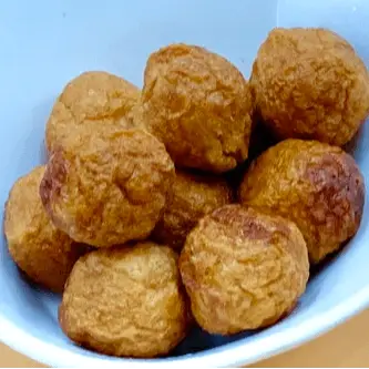 A07. Fried Fish Ball (10) 炸魚丸 at Milk & Honey Cafe