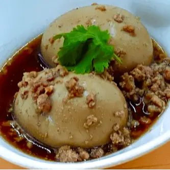 A12. Stewed Eggs 滷蛋 at Milk & Honey Cafe